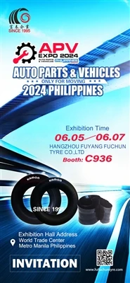 Hangzhou Fuyang Fuchun Tyre Co.,LTD Auto Parts And Vehicle Expo 2024 Standnr....
